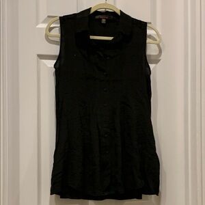 Sleeveless Black Top